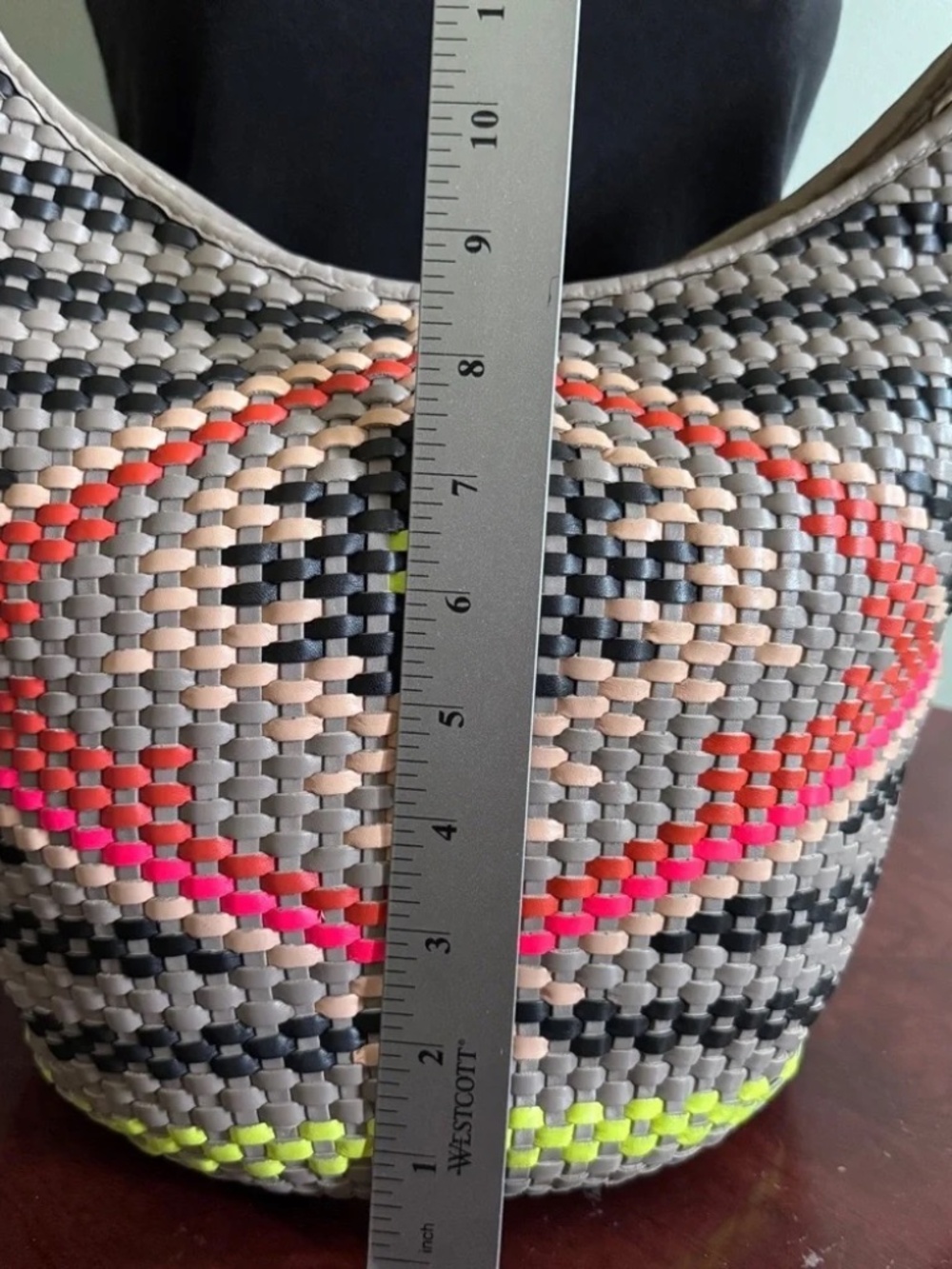 Coach Dreamweaver Mini Duffel Bag in Grey/Multicolor - Picture 8 of 9